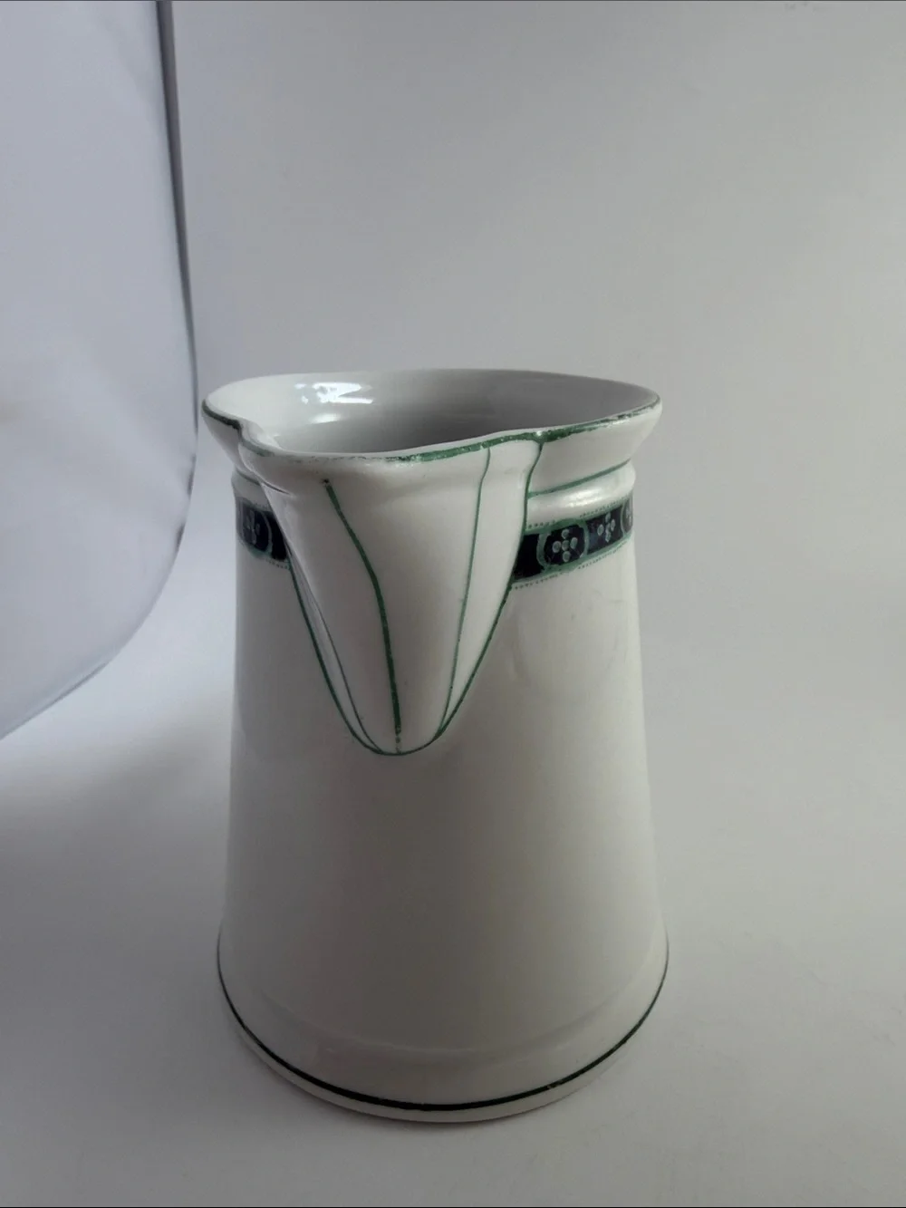 Creamer Pitcher Stoneware 4.75” tall